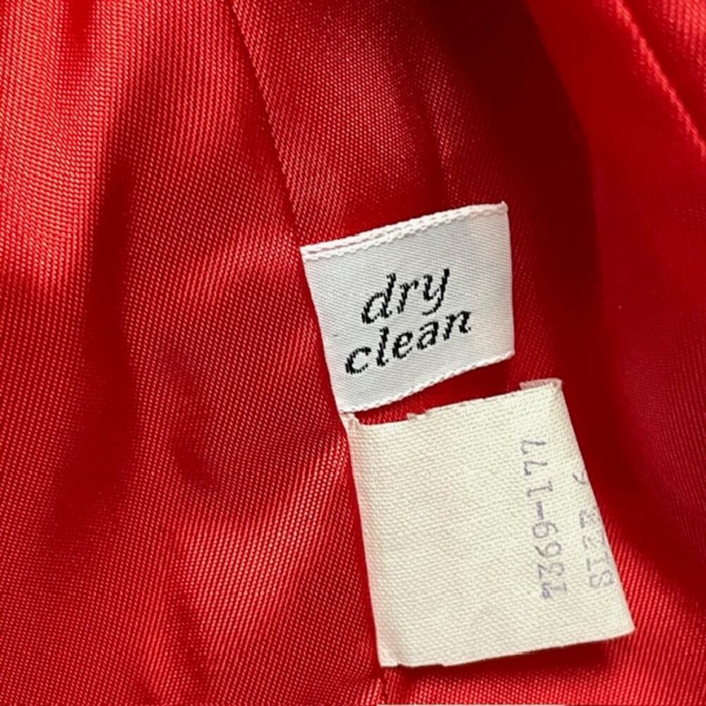 Pendleton Red Virgin Wool Cropped Jacket Blazer U… - image 6